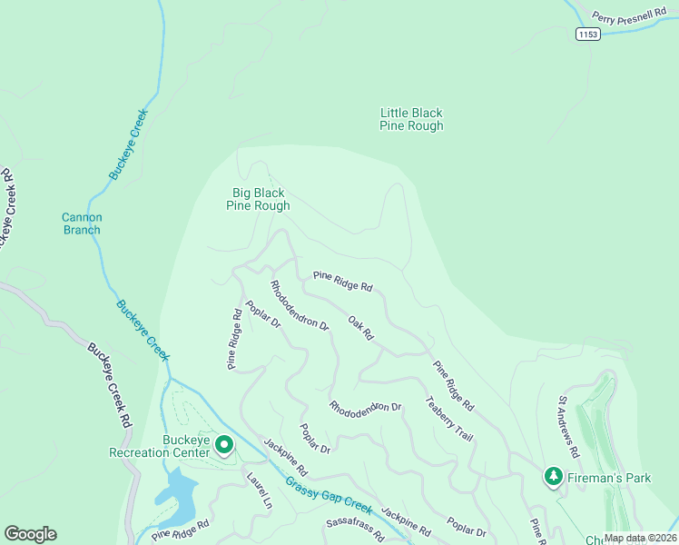 map of restaurants, bars, coffee shops, grocery stores, and more near 222 Oak Road in Beech Mountain