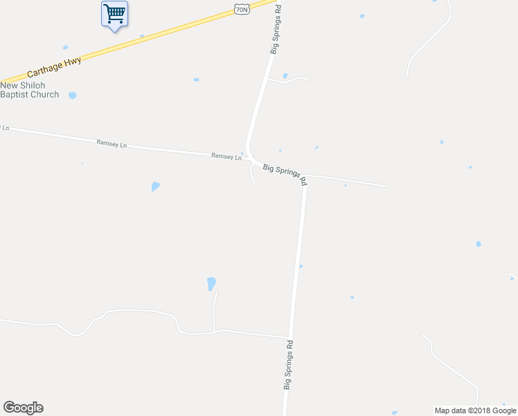 map of restaurants, bars, coffee shops, grocery stores, and more near 3890 Big Springs Road in Lebanon
