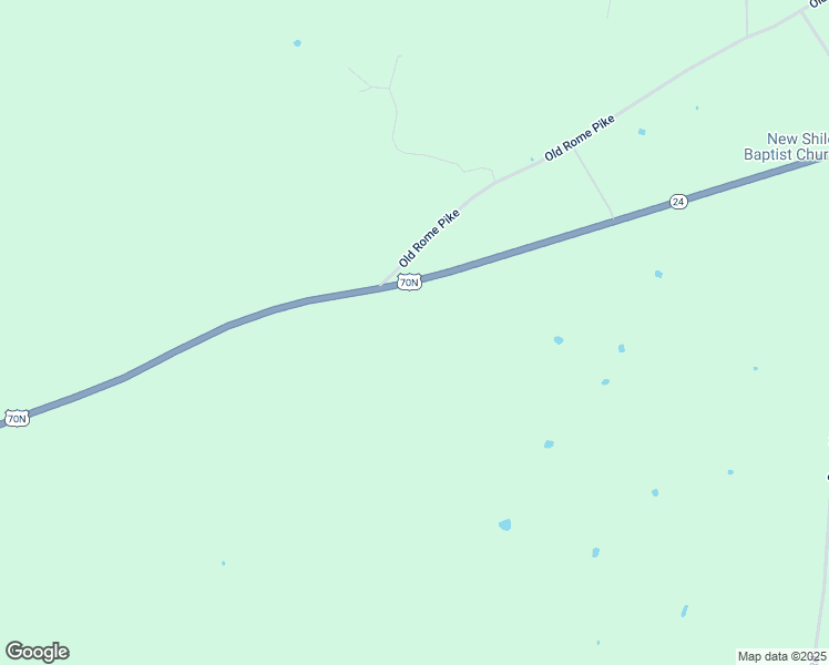 map of restaurants, bars, coffee shops, grocery stores, and more near 2640 Carthage Highway in Lebanon
