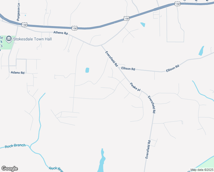 map of restaurants, bars, coffee shops, grocery stores, and more near 8112 Ridgeback Court in Stokesdale