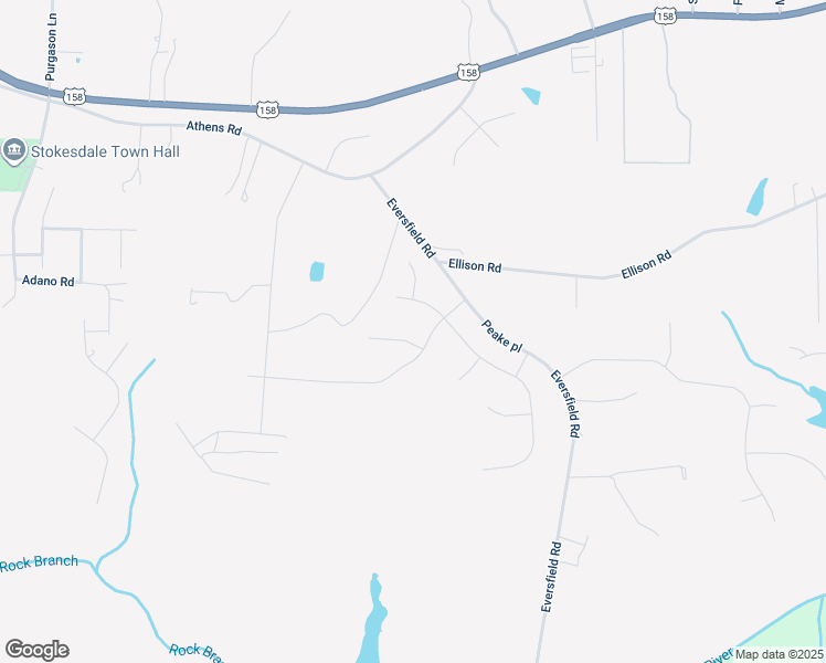 map of restaurants, bars, coffee shops, grocery stores, and more near 8102 Ridgeback Court in Stokesdale