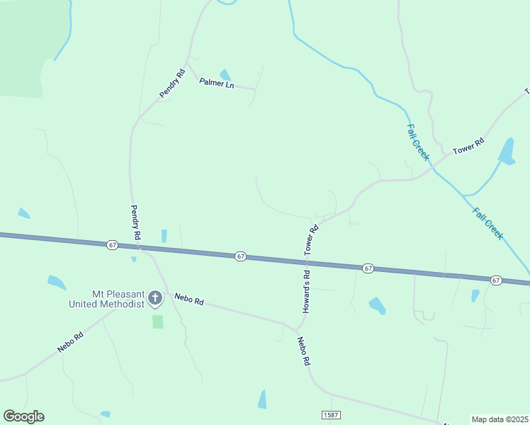 map of restaurants, bars, coffee shops, grocery stores, and more near 1101 Conard Ridge in Boonville