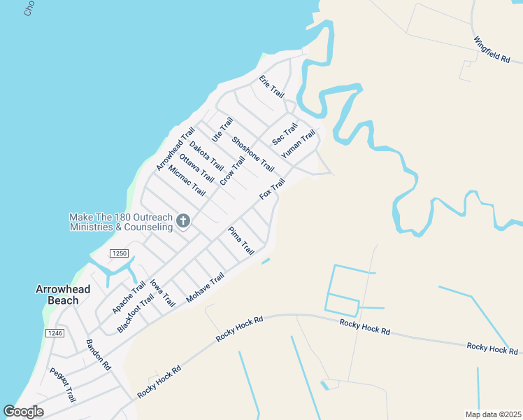 map of restaurants, bars, coffee shops, grocery stores, and more near 305 Chinook Trail in Edenton
