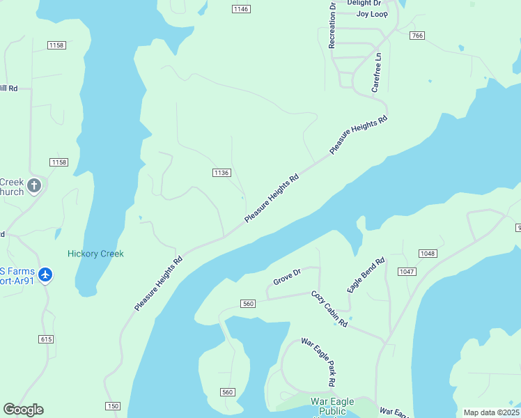 map of restaurants, bars, coffee shops, grocery stores, and more near 13501 Pleasure Heights Road in Lowell