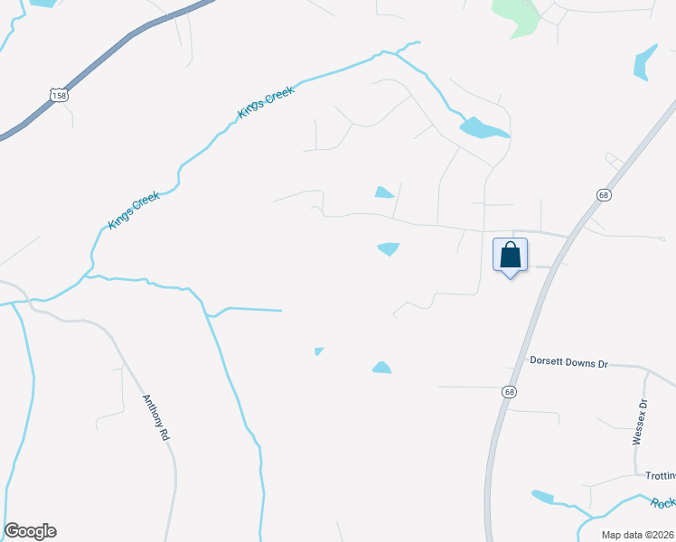 map of restaurants, bars, coffee shops, grocery stores, and more near 8365 Prince Edward Rd in Stokesdale