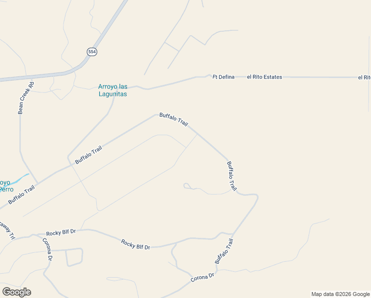 map of restaurants, bars, coffee shops, grocery stores, and more near Buffalo Trail in Medanales