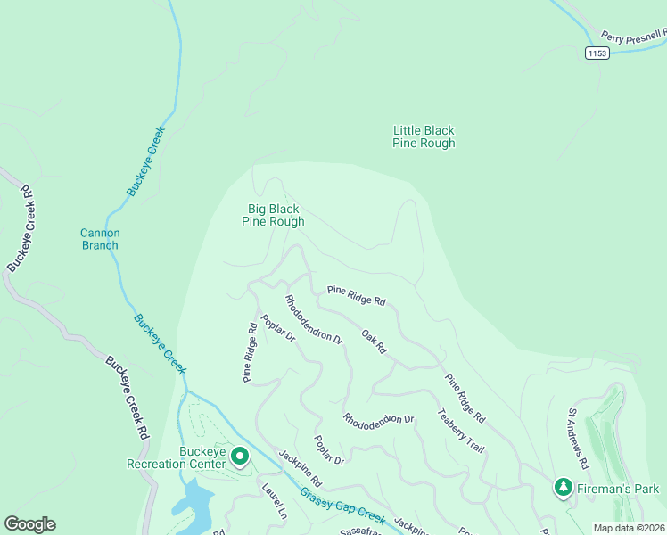 map of restaurants, bars, coffee shops, grocery stores, and more near 159 Wild Iris Lane in Beech Mountain