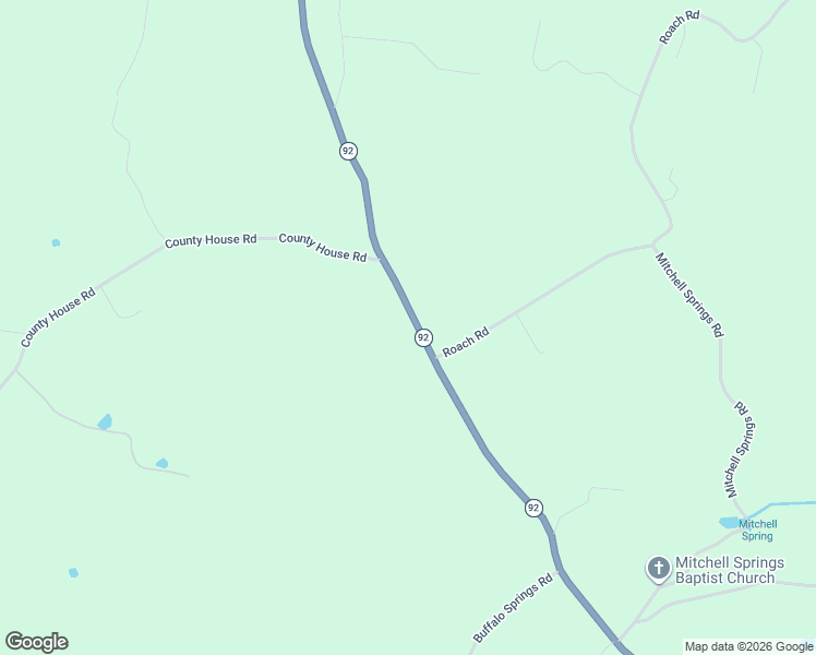 map of restaurants, bars, coffee shops, grocery stores, and more near 3178 Tennessee 92 in Rutledge