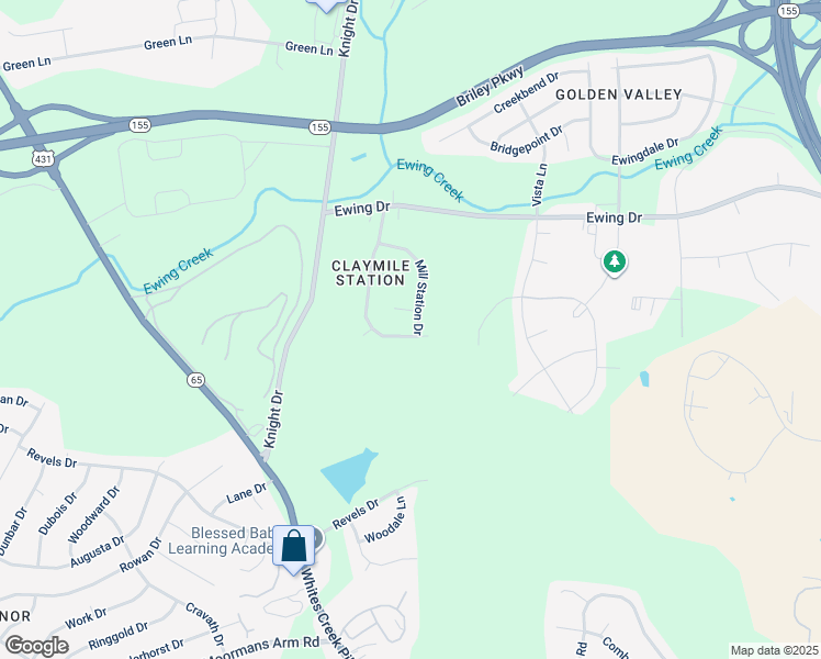 map of restaurants, bars, coffee shops, grocery stores, and more near 3009 Claymille Blvd in Nashville