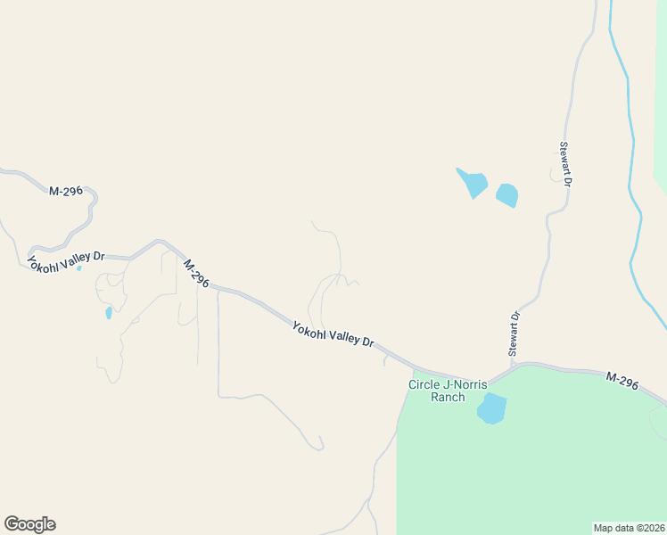 map of restaurants, bars, coffee shops, grocery stores, and more near 41590 Yokohl Valley Drive in Springville