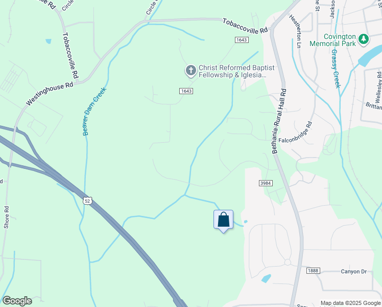 map of restaurants, bars, coffee shops, grocery stores, and more near in Rural Hall