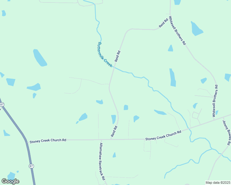map of restaurants, bars, coffee shops, grocery stores, and more near 4565 Reid Road in Elon