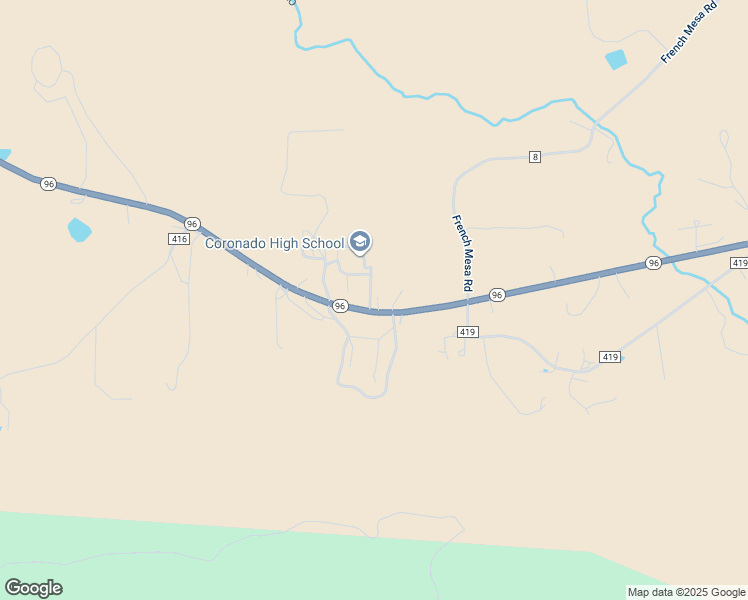 map of restaurants, bars, coffee shops, grocery stores, and more near New Mexico 96 in Gallina