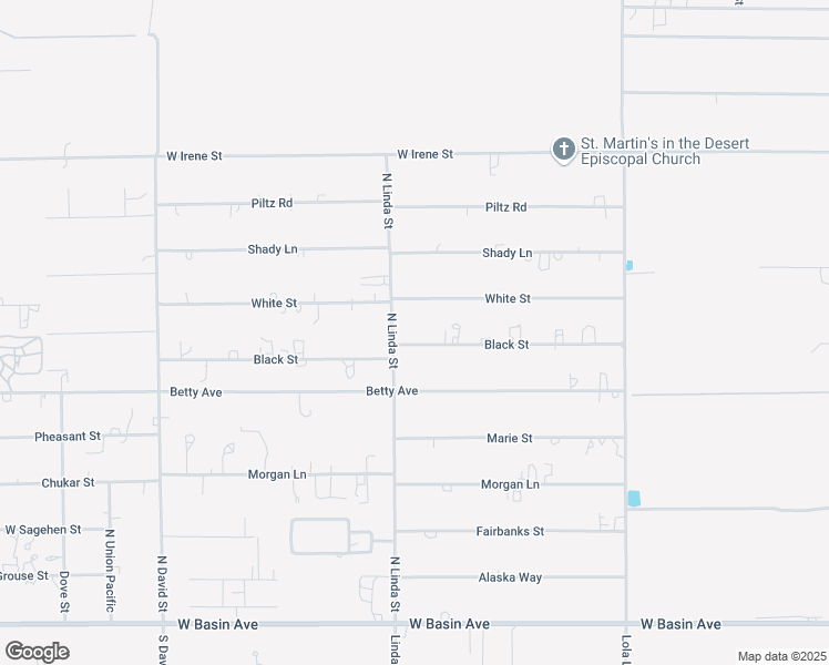 map of restaurants, bars, coffee shops, grocery stores, and more near 950 Black Street in Pahrump