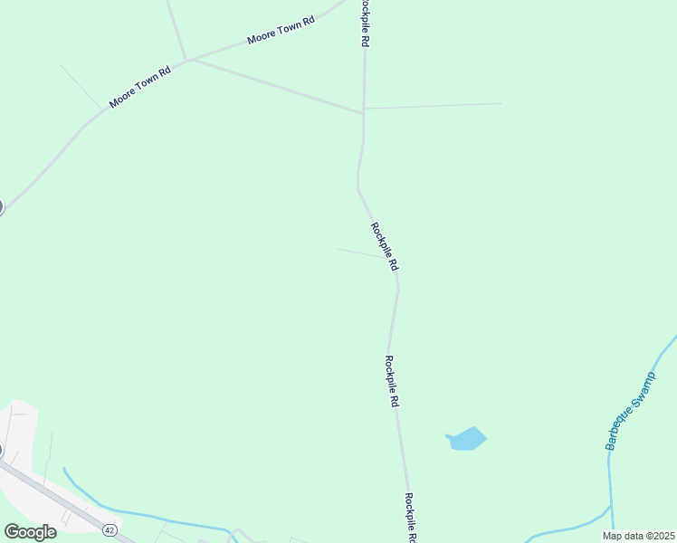 map of restaurants, bars, coffee shops, grocery stores, and more near 303 Rockpile Road in Ahoskie