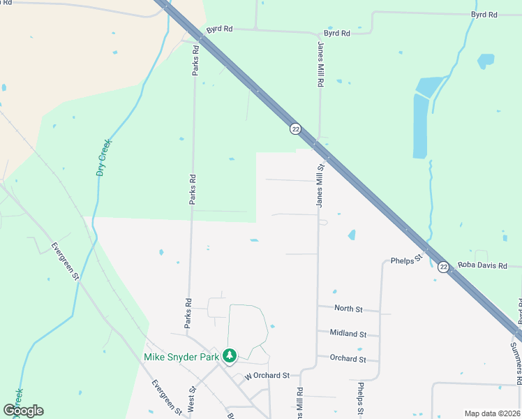 map of restaurants, bars, coffee shops, grocery stores, and more near 116 Magnolia Drive in Gleason