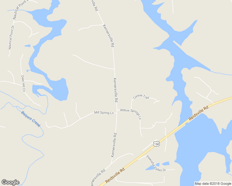 map of restaurants, bars, coffee shops, grocery stores, and more near 6341 Kernersville Road in Belews Creek