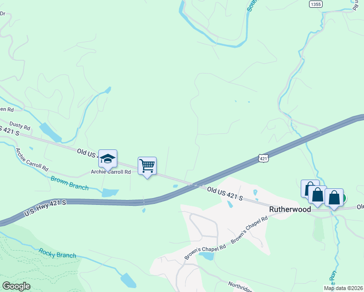 map of restaurants, bars, coffee shops, grocery stores, and more near 230 Ira Road in Boone