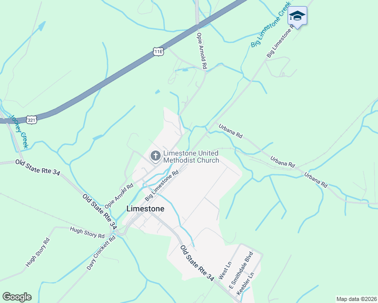 map of restaurants, bars, coffee shops, grocery stores, and more near 444 Big Limestone Road in Washington