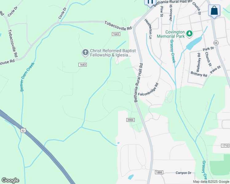 map of restaurants, bars, coffee shops, grocery stores, and more near 1062 Spruce Garden Drive in Rural Hall