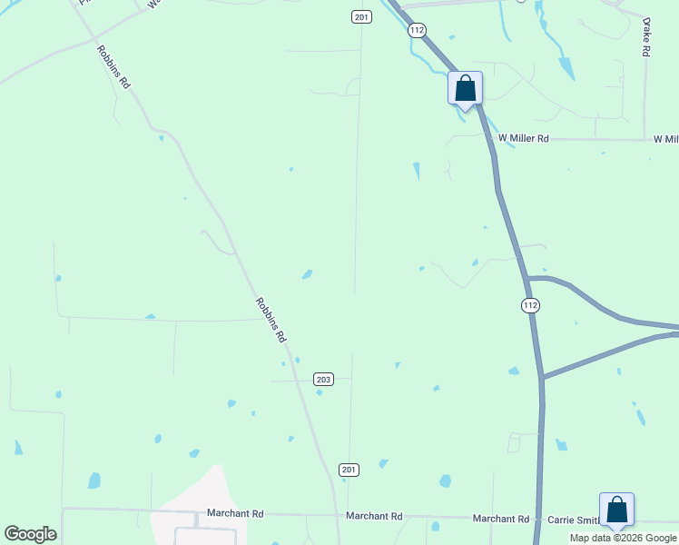 map of restaurants, bars, coffee shops, grocery stores, and more near 13481 Kelly Road in Springdale