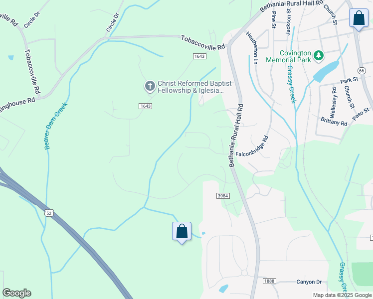 map of restaurants, bars, coffee shops, grocery stores, and more near 1086 Spruce Garden Drive in Rural Hall