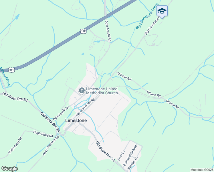 map of restaurants, bars, coffee shops, grocery stores, and more near 444 Big Limestone Rd in Washington