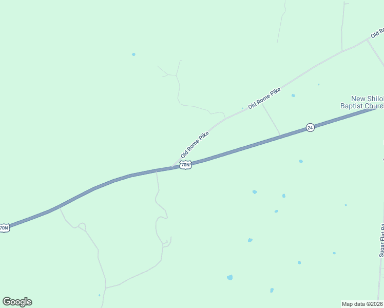 map of restaurants, bars, coffee shops, grocery stores, and more near 112 Old Rome Pike in Lebanon