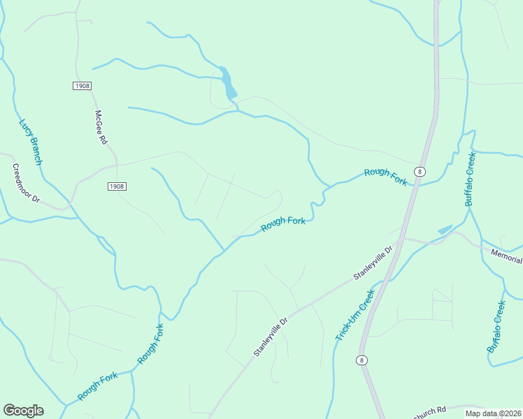 map of restaurants, bars, coffee shops, grocery stores, and more near 8330 Creedmoor Drive in Rural Hall