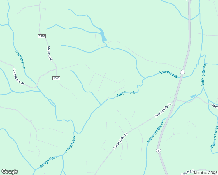 map of restaurants, bars, coffee shops, grocery stores, and more near 8330 Creedmoor Drive in Rural Hall