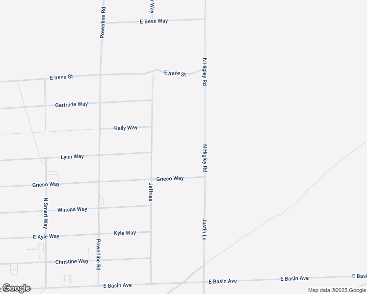 map of restaurants, bars, coffee shops, grocery stores, and more near 630 North Higley Road in Pahrump
