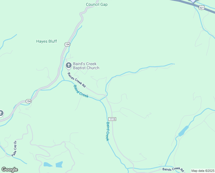map of restaurants, bars, coffee shops, grocery stores, and more near 109 Turkeyfoot Lane in Vilas