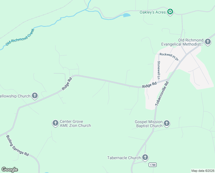map of restaurants, bars, coffee shops, grocery stores, and more near 7995 Ridge Road in Tobaccoville