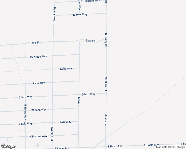 map of restaurants, bars, coffee shops, grocery stores, and more near 630 North Higley Road in Pahrump