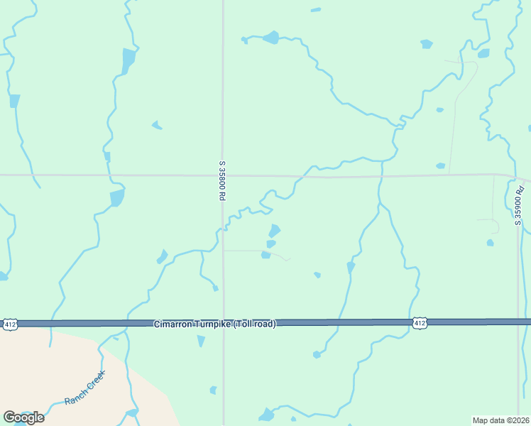 map of restaurants, bars, coffee shops, grocery stores, and more near 358170 East 5400 Road in Jennings