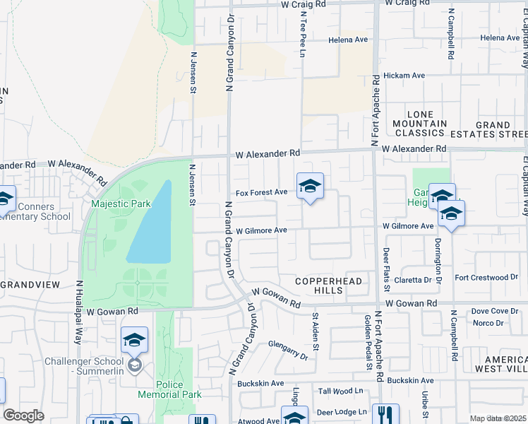 map of restaurants, bars, coffee shops, grocery stores, and more near 9604 Windom Point Avenue in Las Vegas