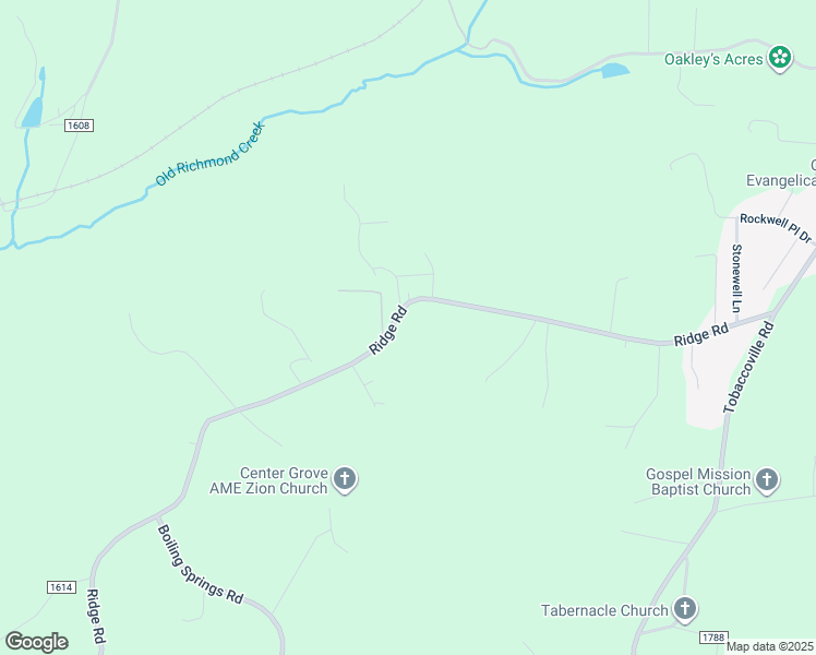 map of restaurants, bars, coffee shops, grocery stores, and more near Zion Church Rd in Tobaccoville