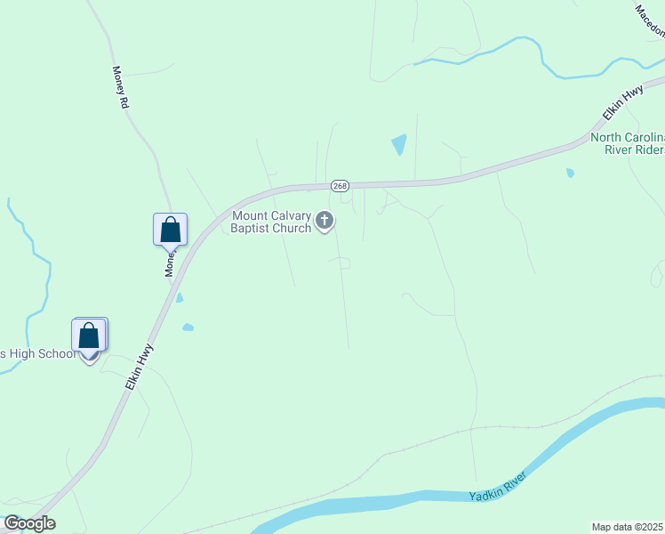map of restaurants, bars, coffee shops, grocery stores, and more near 318 Calvary Road in Ronda