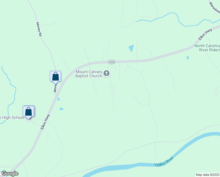 map of restaurants, bars, coffee shops, grocery stores, and more near 318 Calvary Road in Ronda