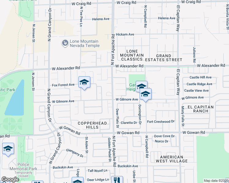 map of restaurants, bars, coffee shops, grocery stores, and more near 9121 Teal Lake Court in Las Vegas