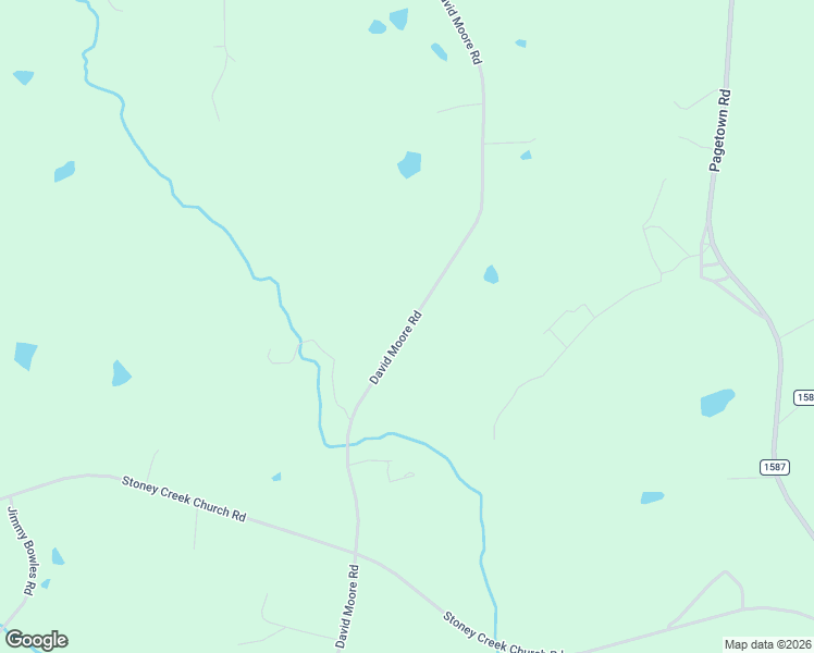 map of restaurants, bars, coffee shops, grocery stores, and more near David Moore Road in Elon