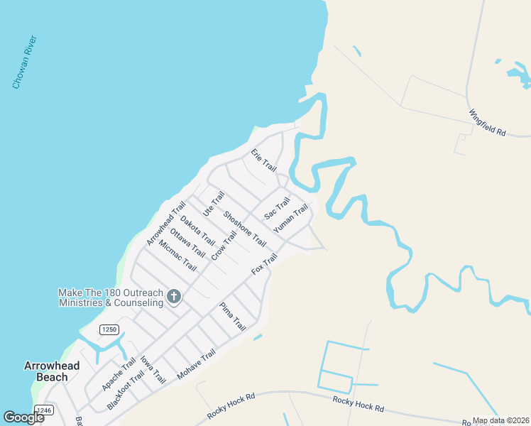 map of restaurants, bars, coffee shops, grocery stores, and more near 1511 Sac Trail in Edenton