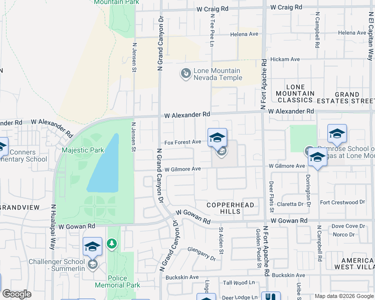 map of restaurants, bars, coffee shops, grocery stores, and more near 3824 Terrace Grove Street in Las Vegas