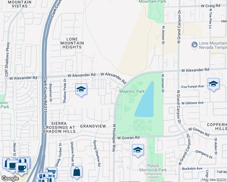 map of restaurants, bars, coffee shops, grocery stores, and more near 3850 Juno Beach Street in Las Vegas