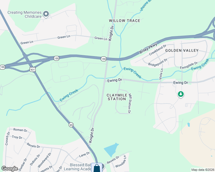 map of restaurants, bars, coffee shops, grocery stores, and more near 2924 Knight Drive in Nashville