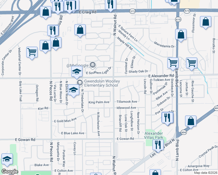 map of restaurants, bars, coffee shops, grocery stores, and more near 3871 Trellis View Avenue in Las Vegas