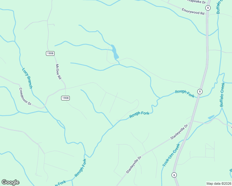 map of restaurants, bars, coffee shops, grocery stores, and more near 8260 Creedmoor Drive in Rural Hall