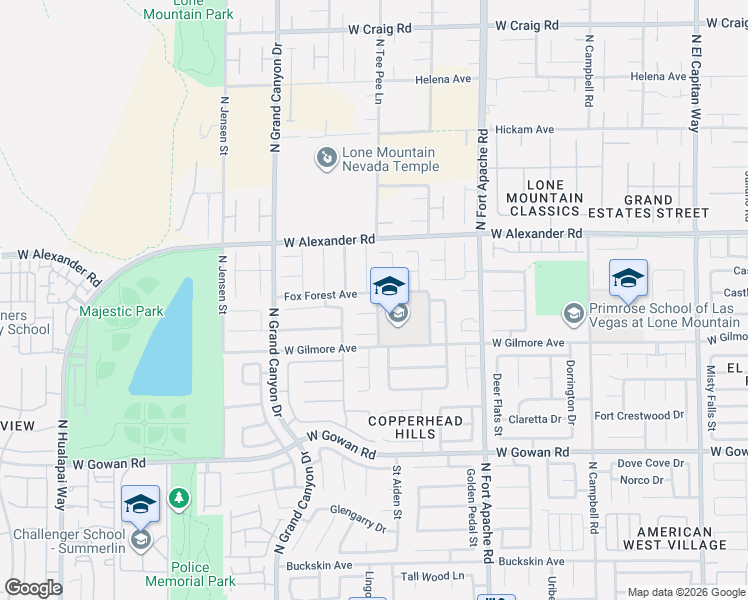 map of restaurants, bars, coffee shops, grocery stores, and more near 9500 Country Wine Court in Las Vegas