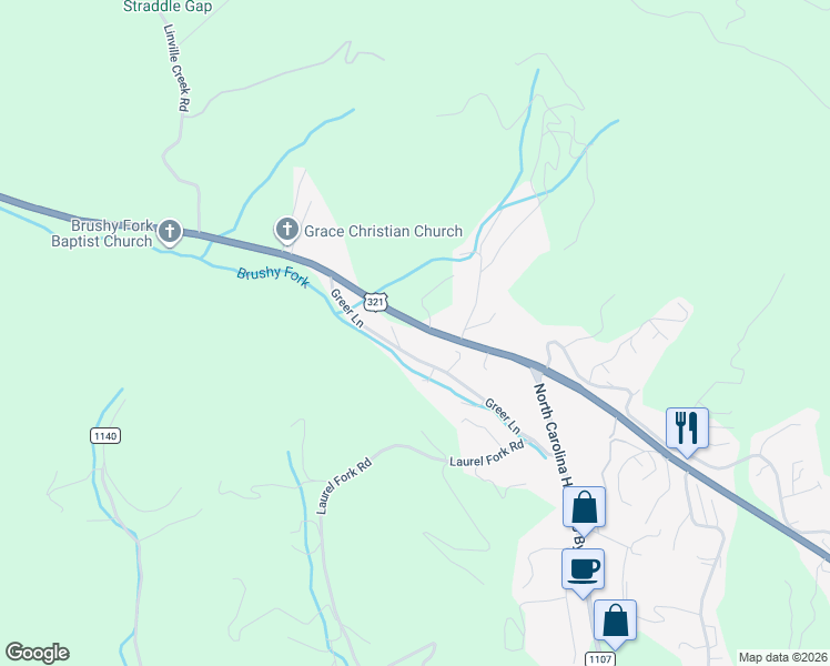 map of restaurants, bars, coffee shops, grocery stores, and more near 337 Greer Lane in Vilas