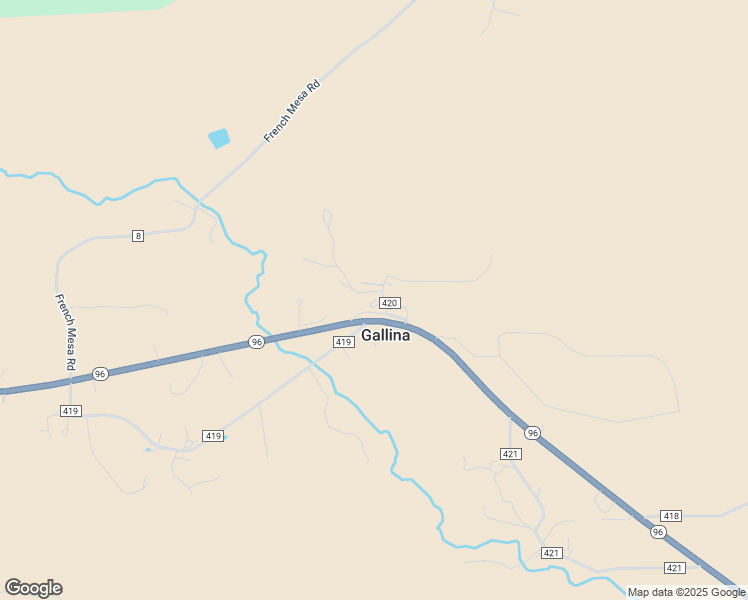 map of restaurants, bars, coffee shops, grocery stores, and more near in Gallina